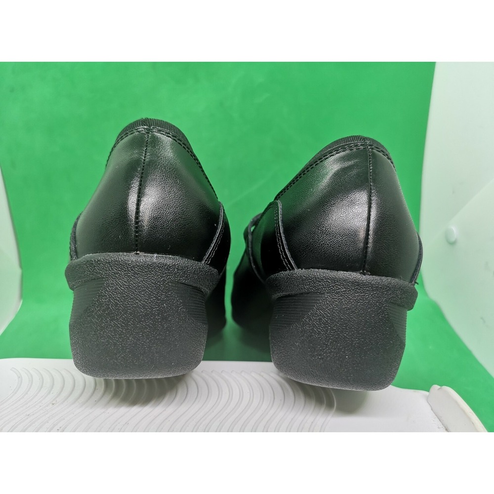 Skechers Womens 76583 Black Memory Foam Slip Resistant Comfort Shoes Size 8.5 - Picture 8 of 12